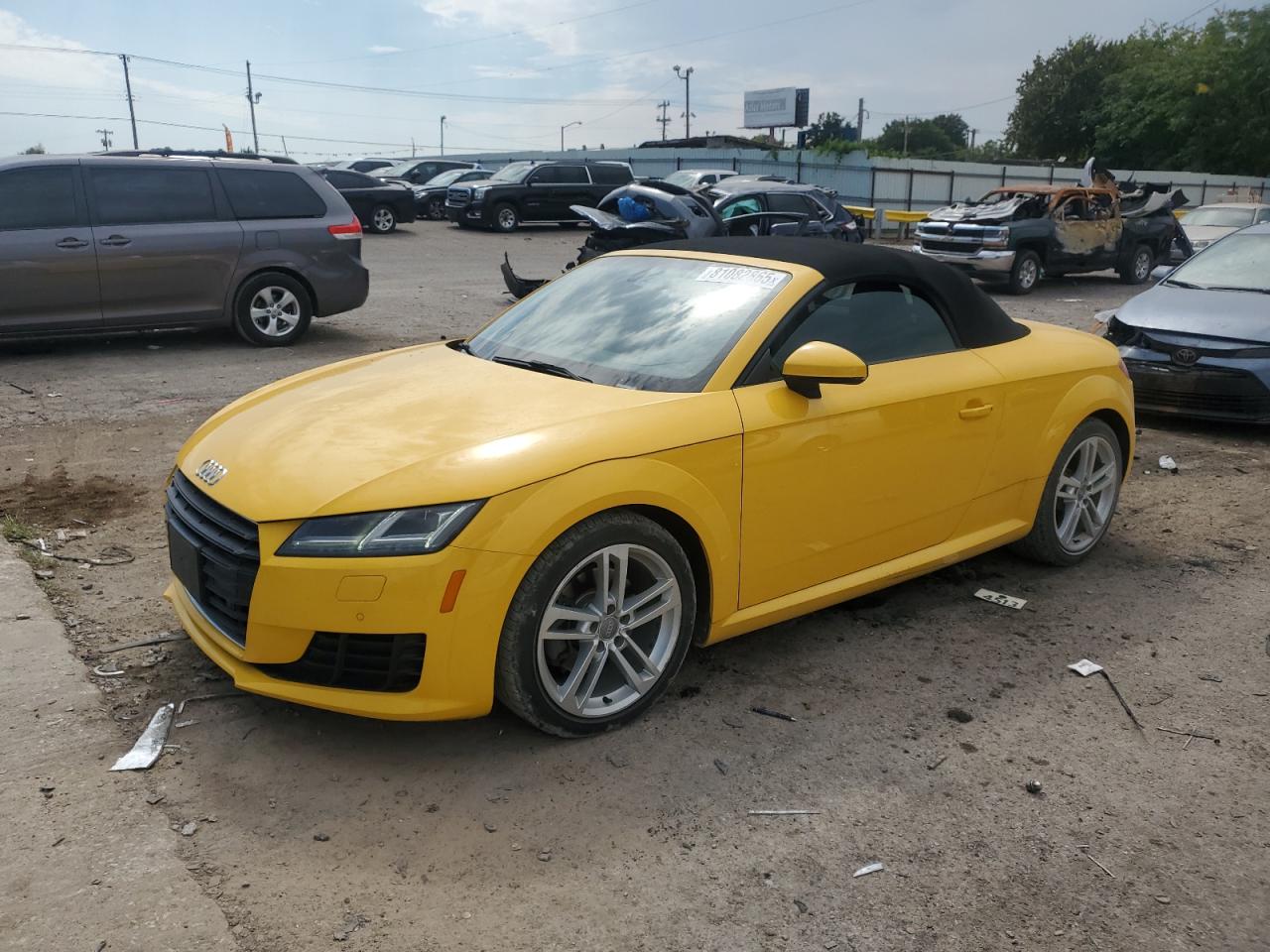 2017 Audi TT Roadster, VIN TRUT5CFV1H1013449 — Вода / потоп