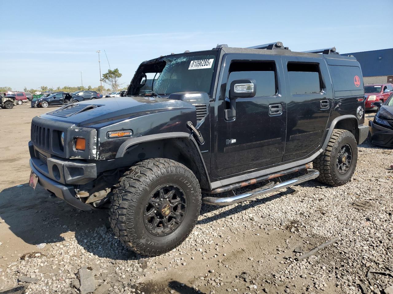 2006 Hummer H2, VIN 5GRGN23UX6H119516 — Interior fire