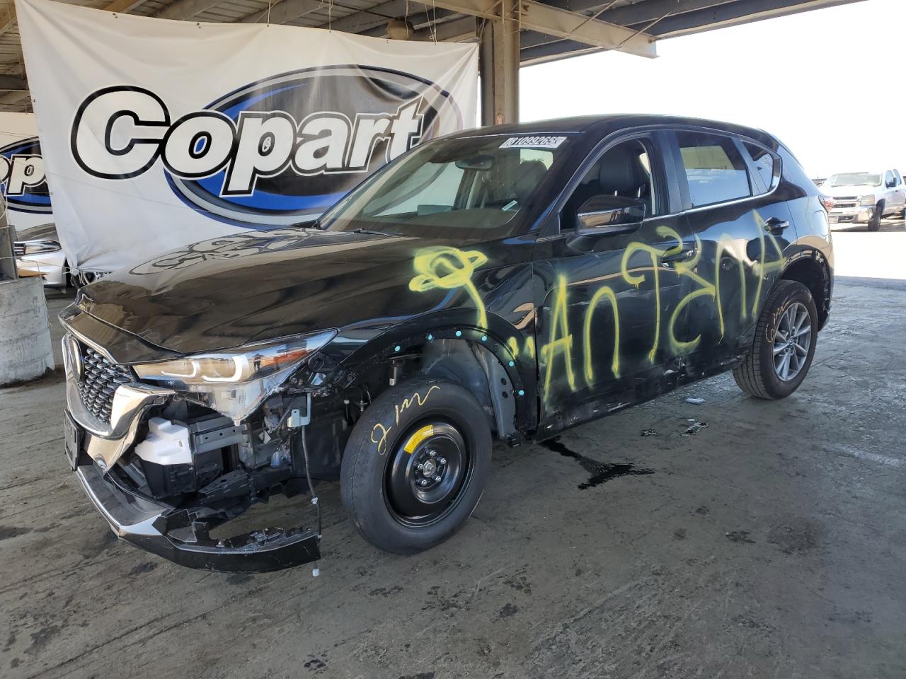 2025 Mazda CX-5 S Preferred, VIN JM3KFBCL7S0636742 — Vandalism