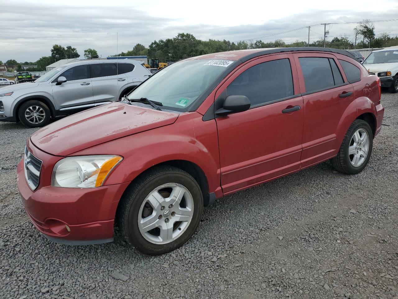 2007 Dodge Caliber SXT, VIN 1B3HB48B27D542506 — Перед
