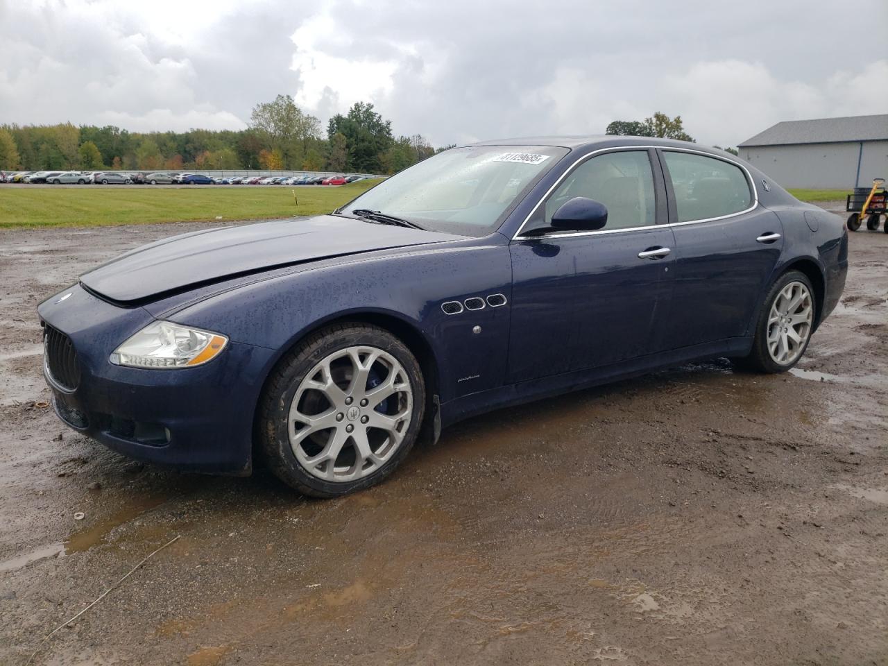 2009 Maserati Quattroporte, VIN ZAMFK39A390044911 — Front end