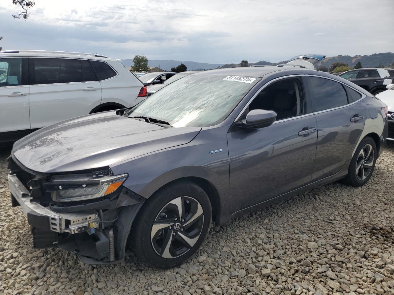 2021 Honda Insight EX, VIN 19XZE4F58ME011375 — Фото с аукциона