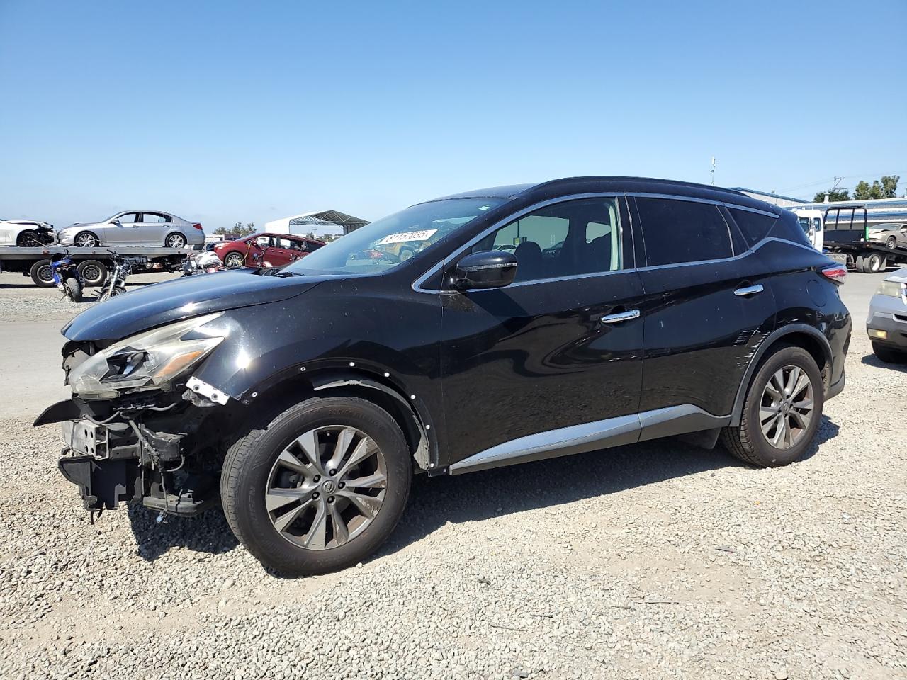 2018 Nissan Murano SV, VIN 5N1AZ2MG9JN135863 — Front end