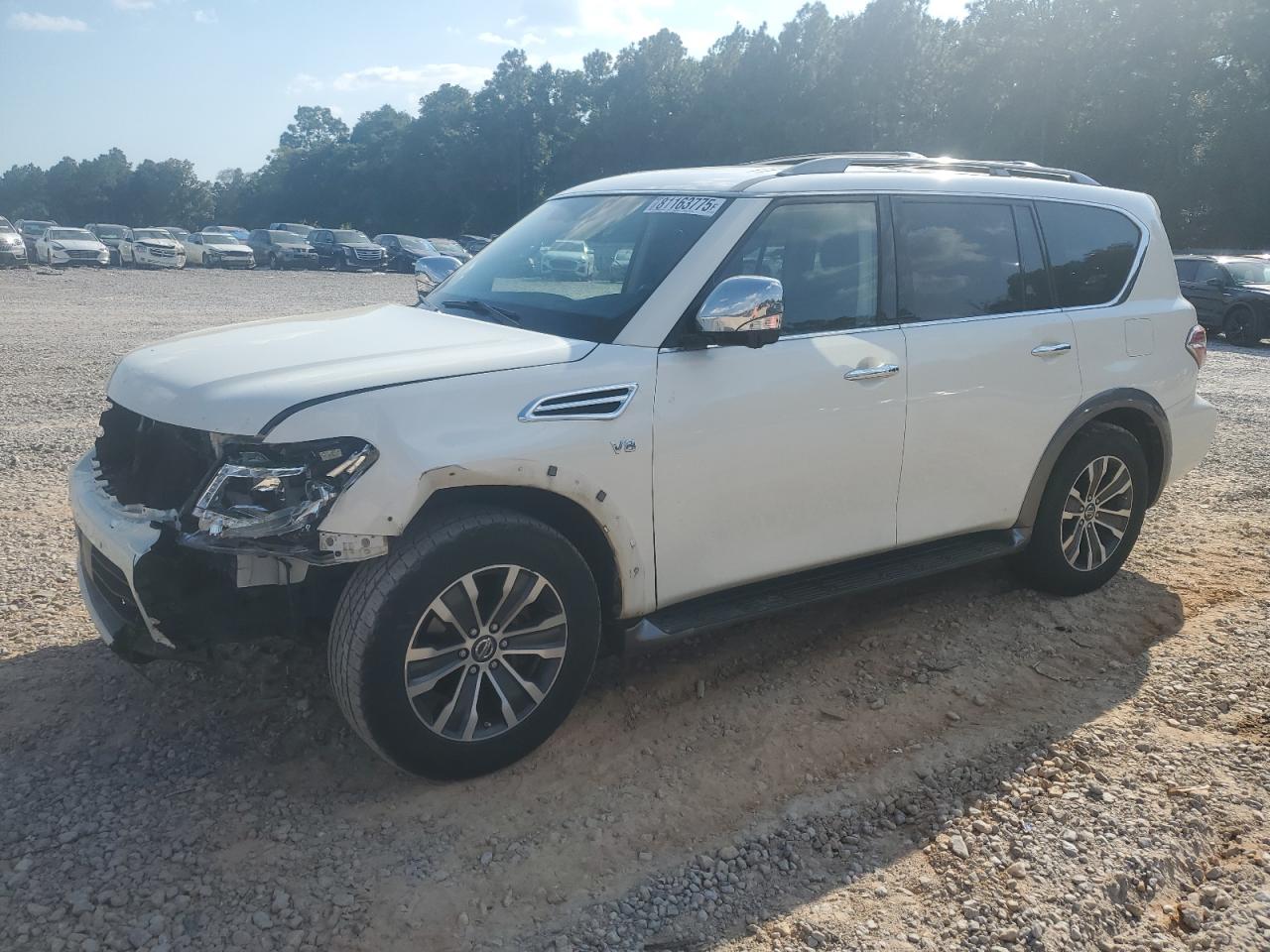 2018 Nissan Armada SL, VIN JN8AY2ND9J9052989 — Front end