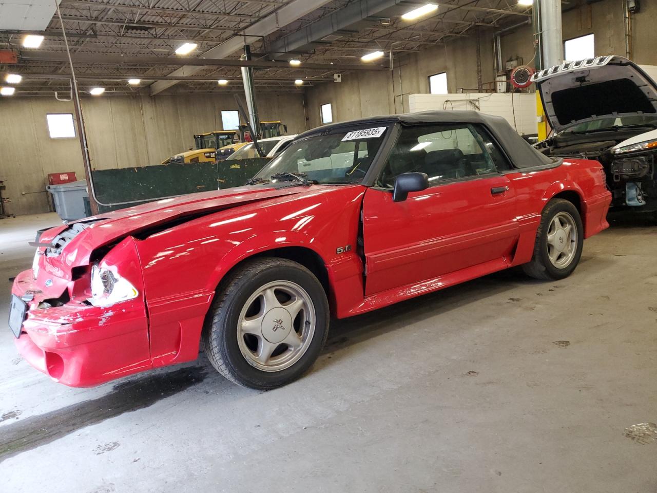 1992 Ford Mustang GT, VIN 1FACP45EXNF122539 — Front end