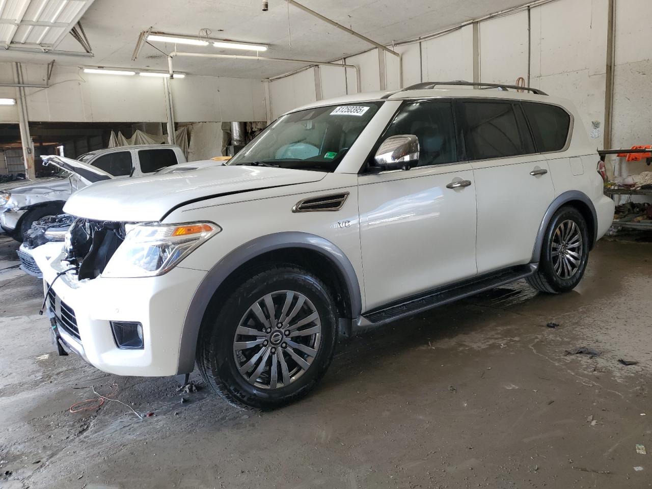 2018 Nissan Armada Platinum, VIN JN8AY2NE8J9734299 — Front end