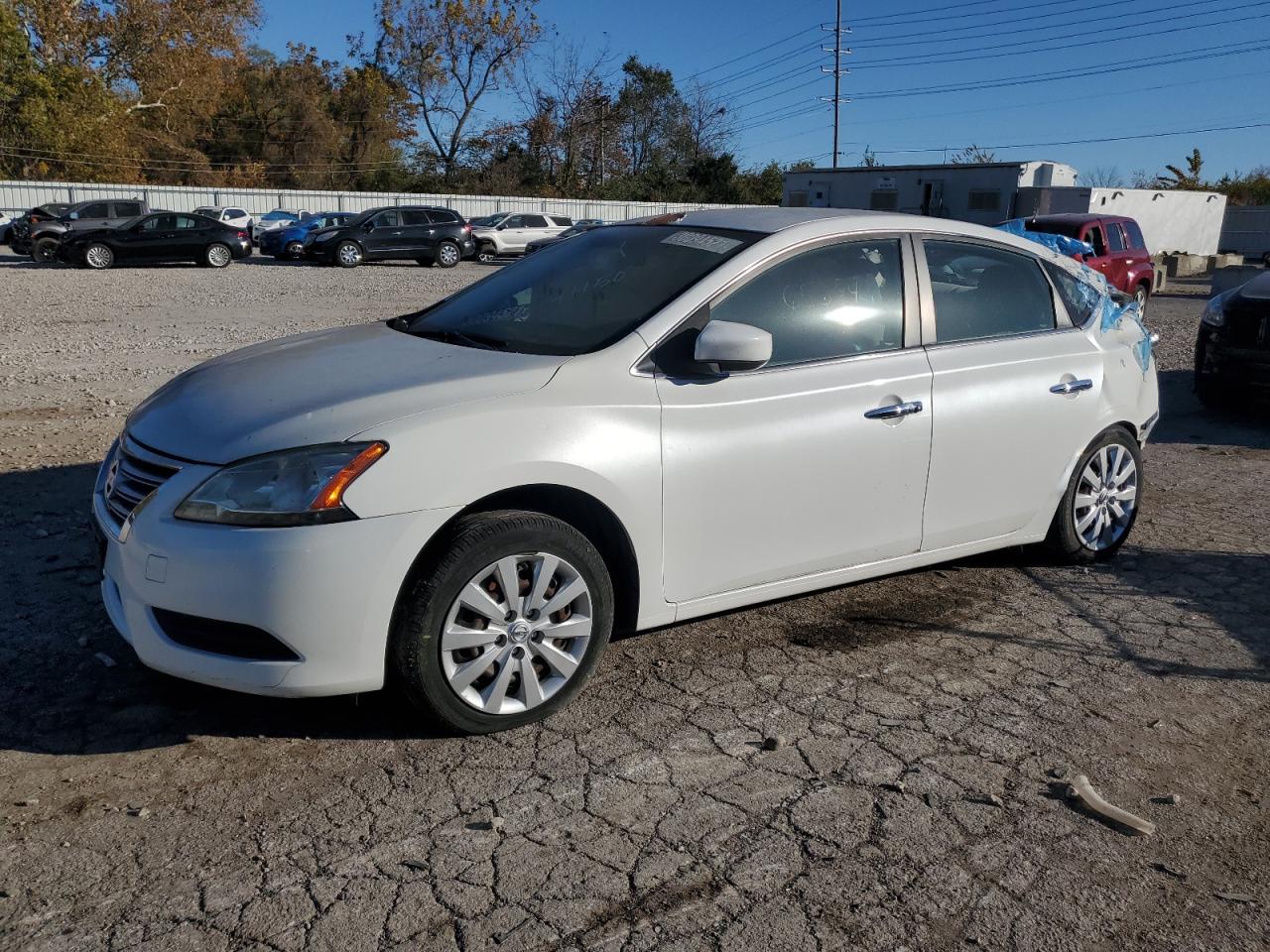 2015 Nissan Sentra S, VIN 3N1AB7AP3FY368435 — Rear end