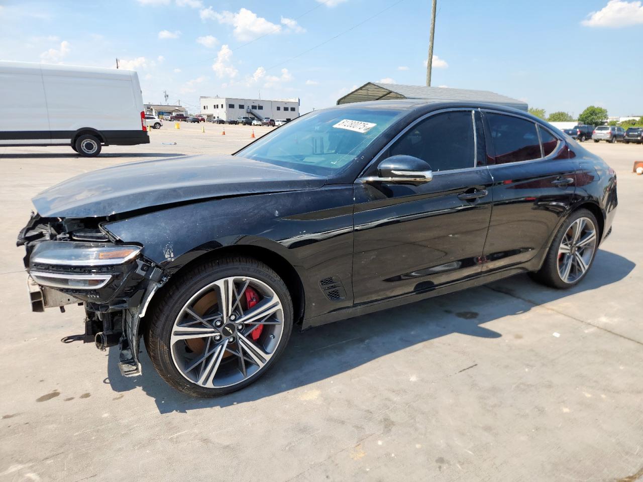 2025 Genesis G70 Sport Advanced, VIN KMTG54SE0SU147383 — Auction photo