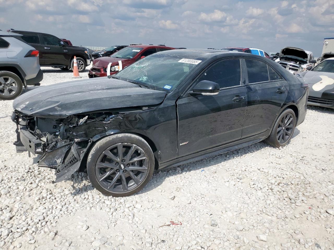 2025 Cadillac CT4-V, VIN 1G6DH5RL7S0105581 — Front end