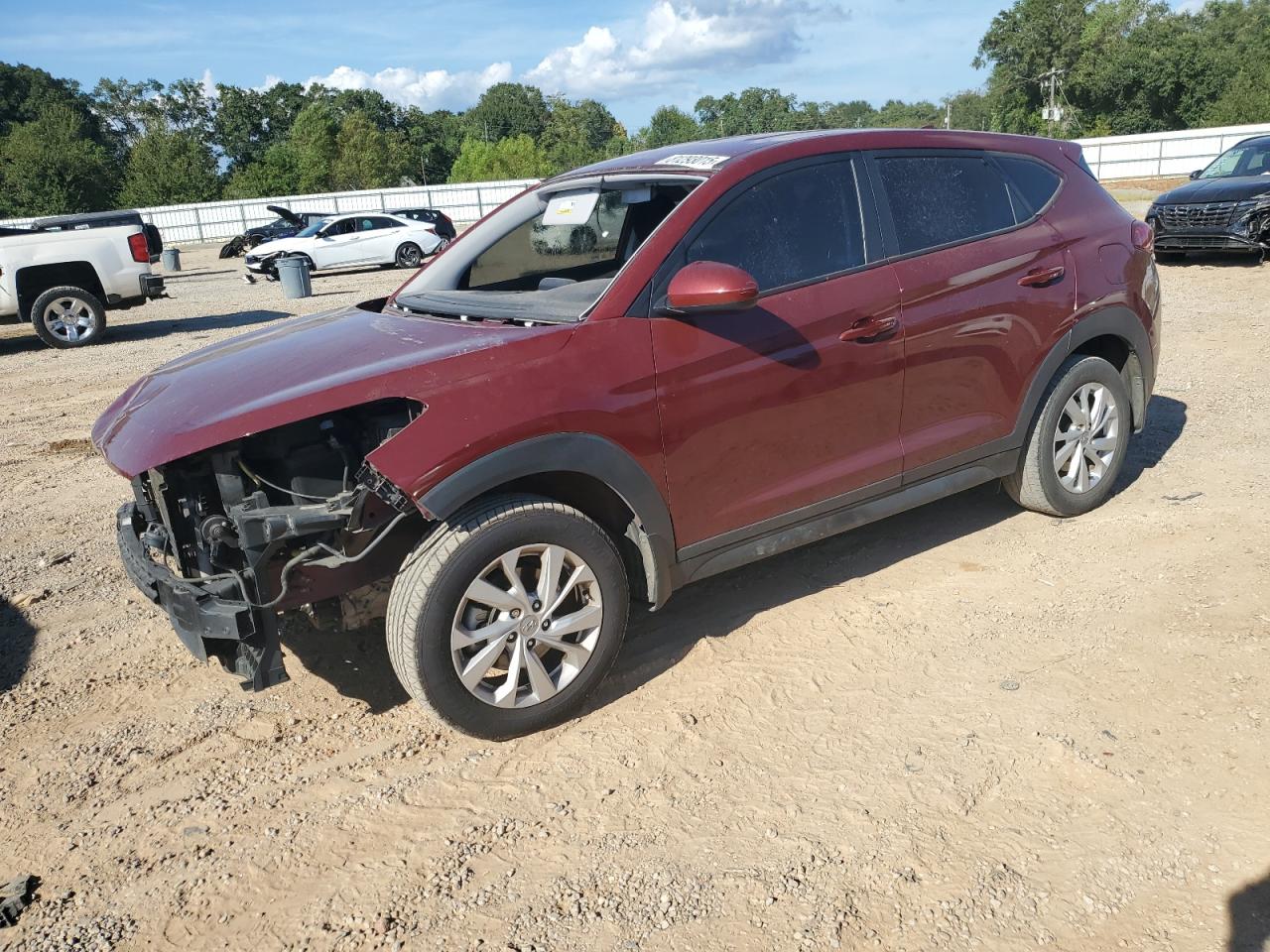 2020 Hyundai Tucson SE, VIN KM8J23A47LU189854 — Partial repair