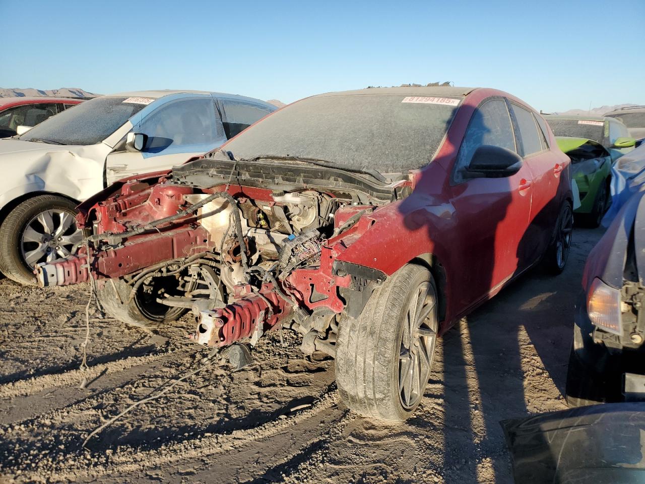 2012 Mazda 3 Mazdaspeed3 Touring, VIN JM1BL1L44C1685347 — Stripped