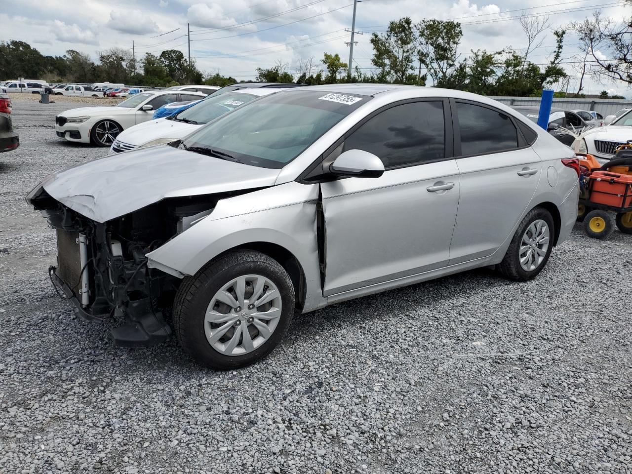 2022 Hyundai Accent SE, VIN 3KPC24A62NE177522 — Front end