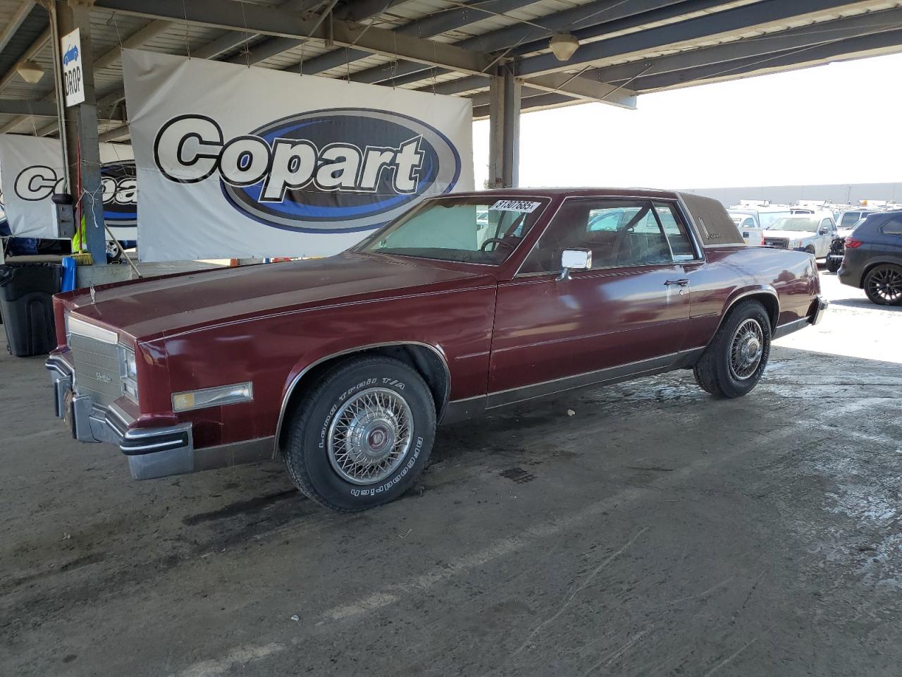 1985 Cadillac Eldorado, VIN 1G6EL578XFE600321 — Механическое
