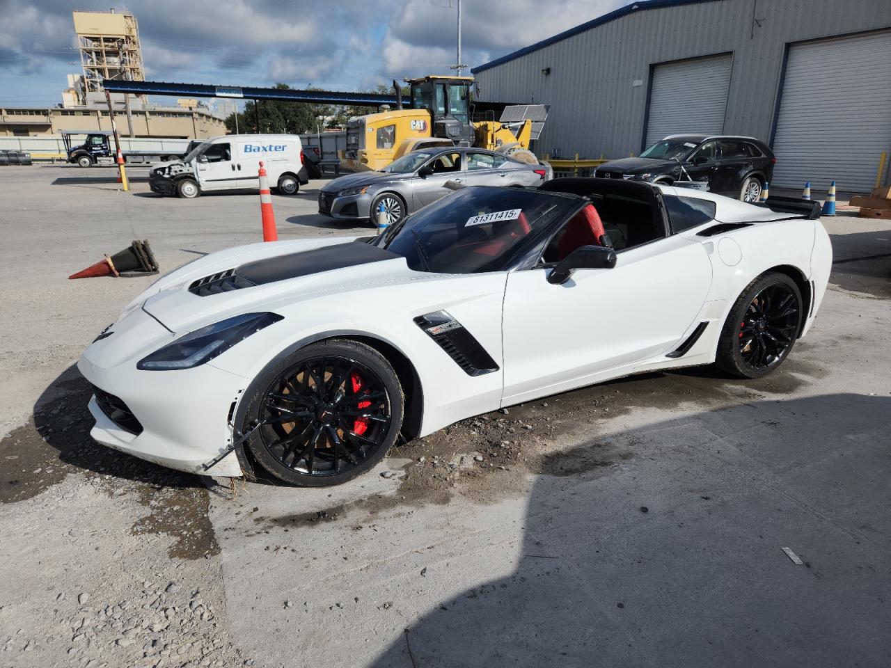 2016 Chevrolet Corvette Z06 2LZ, VIN 1G1YS2D62G5602184 — Vandalism