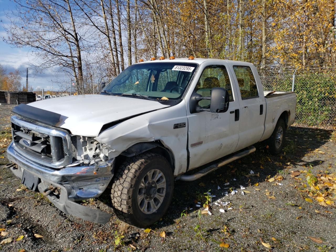 2004 Ford F-250 XL, VIN 1FTNW21PX4EC82720 — Фото с аукциона