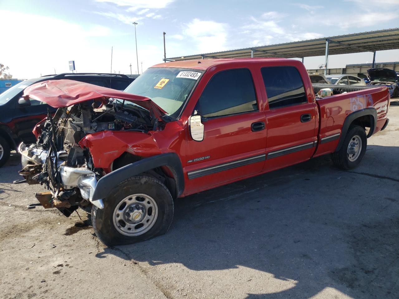 2001 Chevrolet Silverado 1500HD LS, VIN 1GCGK13UX1F159295 — Перед