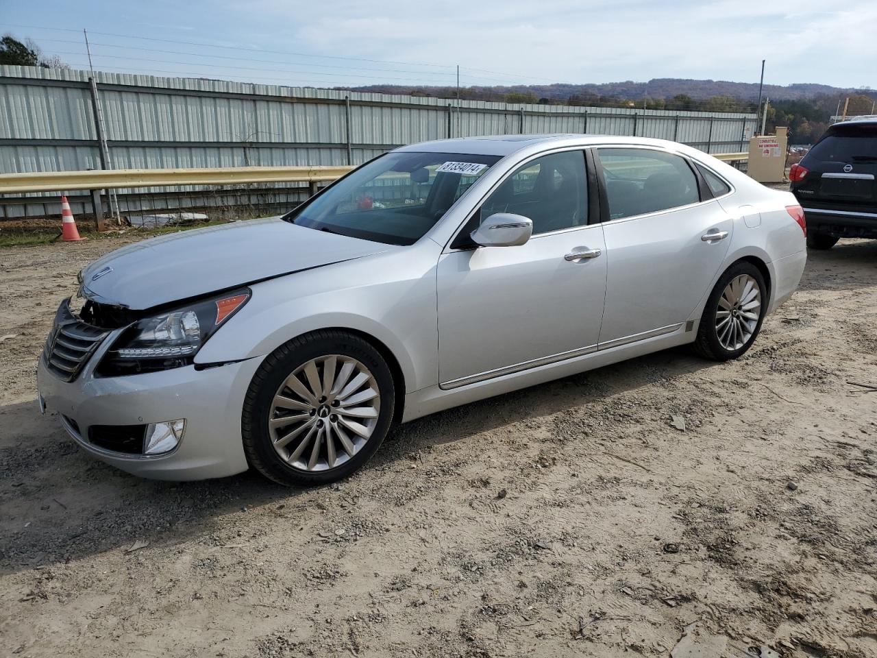 2014 Hyundai Equus Signature, VIN KMHGH4JH1EU086014 — Front end
