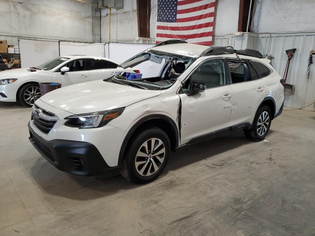 2021 Subaru Outback Premium, VIN 4S4BTADC1M3130640 — Крыша