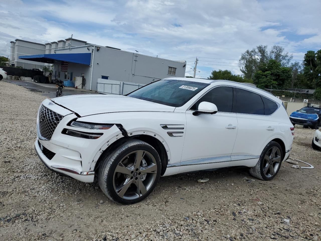 2023 Genesis GV80 Advanced Plus, VIN KMUHCESCXPU110052 — Front end