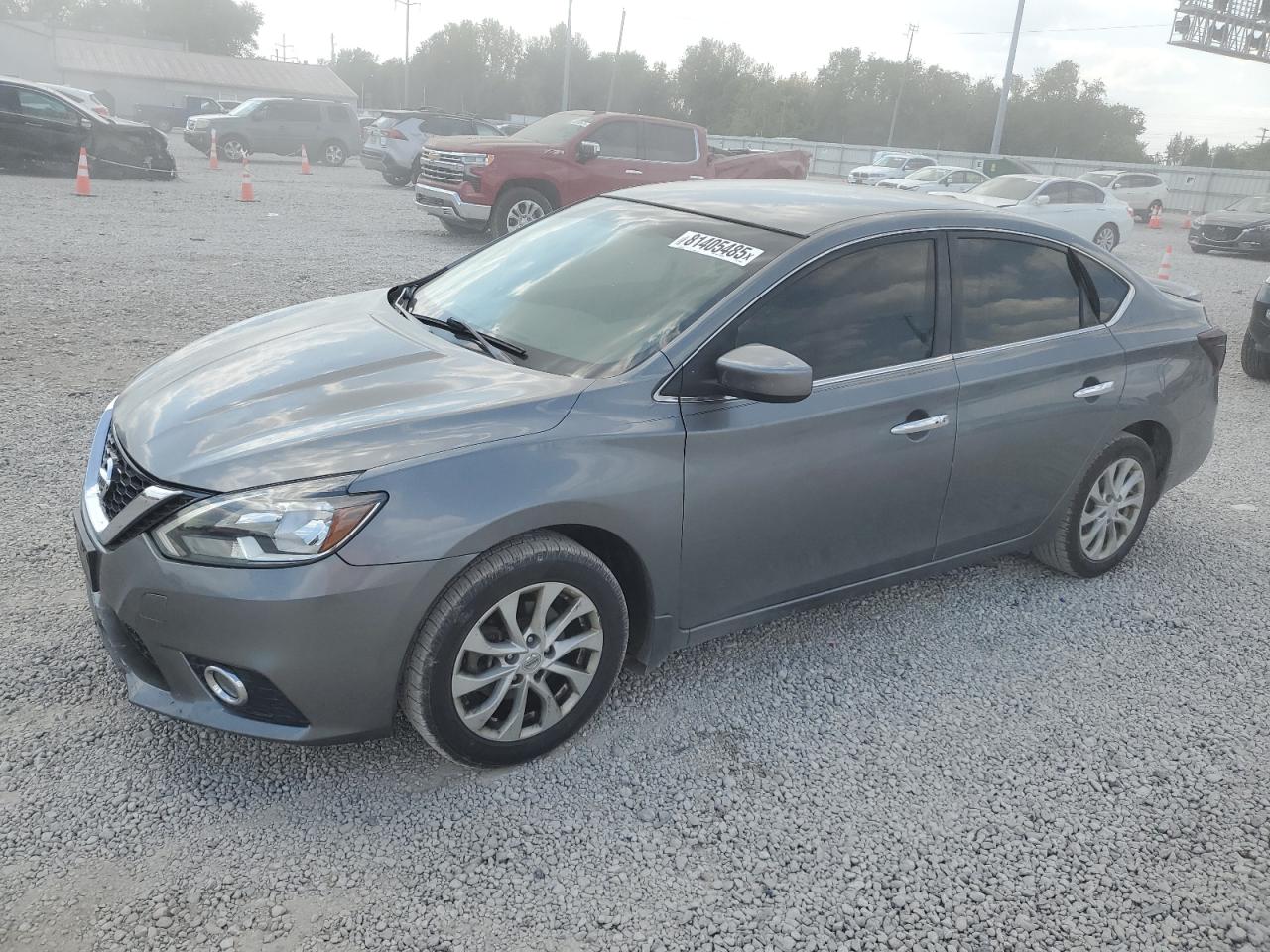 2017 Nissan Sentra S, VIN 3N1AB7AP9HY325883 — Front end
