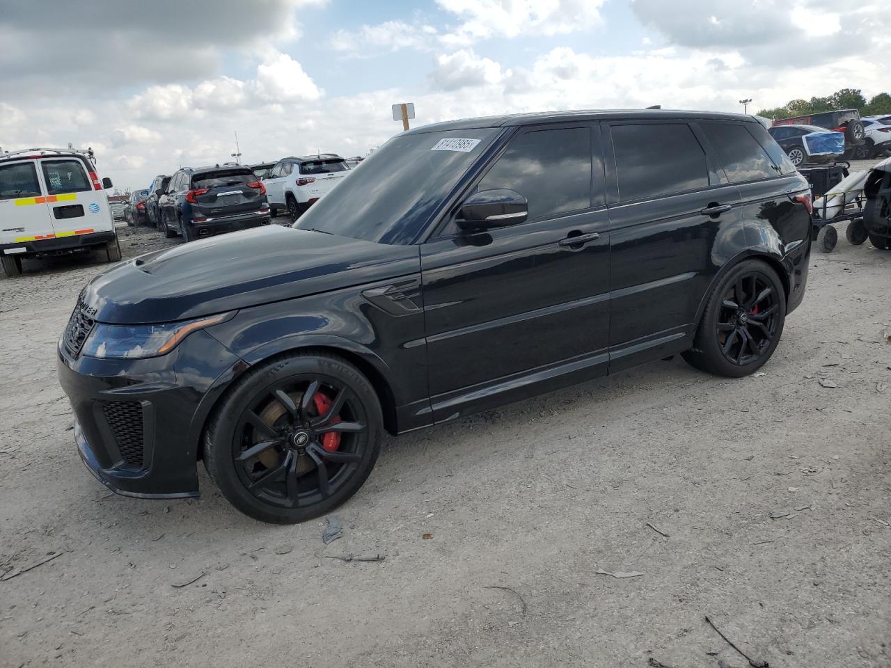 2021 Land Rover Range Rover Sport SVR, VIN SALWZ2RE0MA750260 — Пожар в салоне