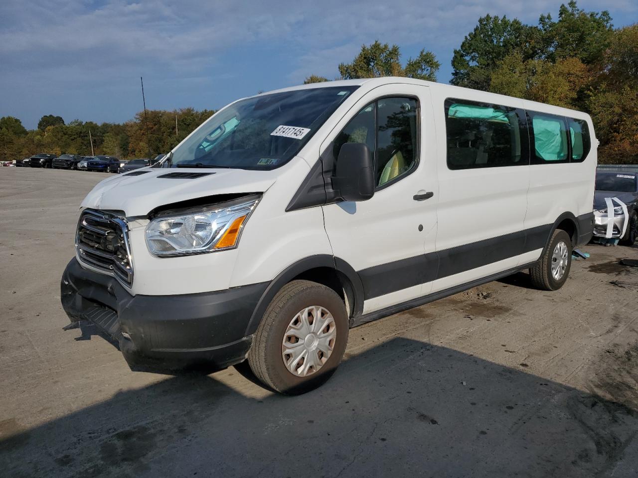 2019 Ford Transit Passenger XLT, VIN 1FBZX2ZM2KKB54984 — Front end