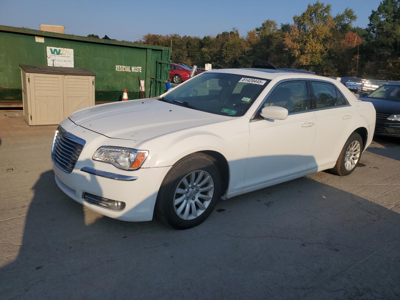 2013 Chrysler 300, VIN 2C3CCAAG6DH527391 — Engine fire