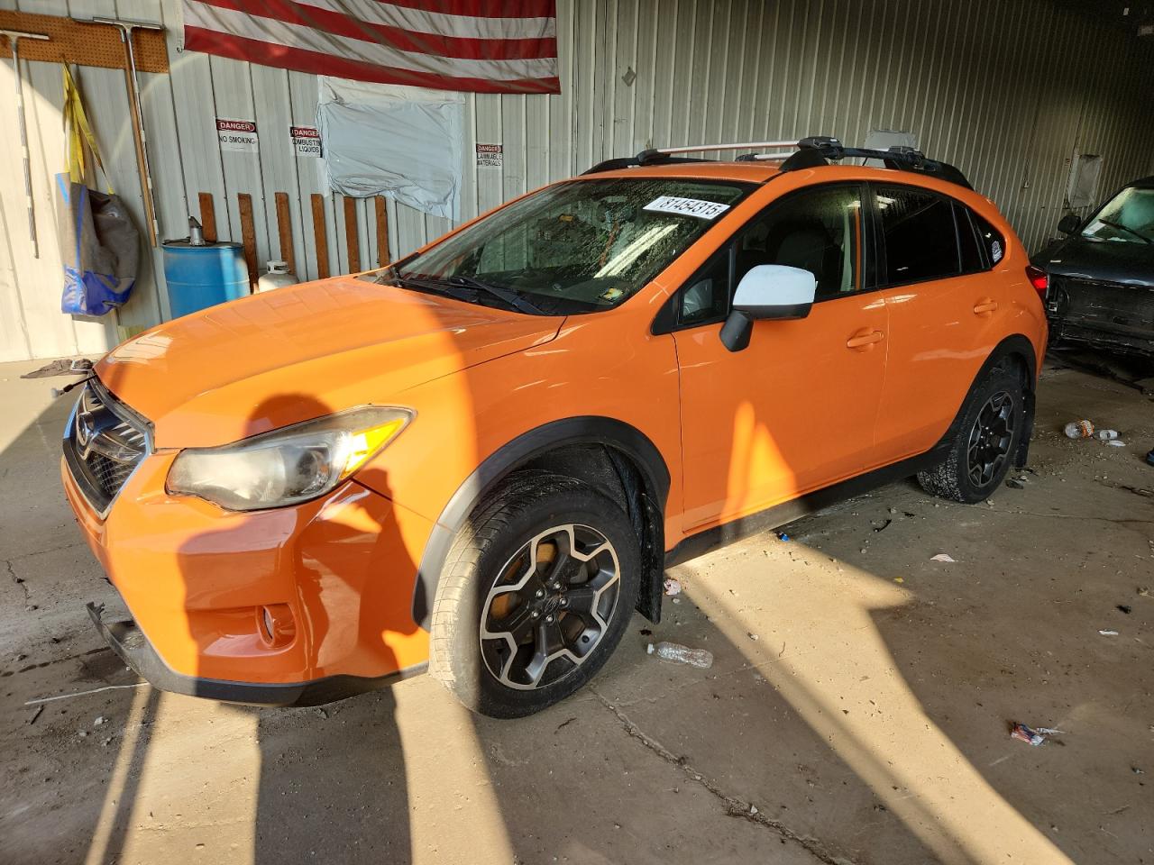 2013 Subaru Crosstrek Premium, VIN JF2GPAWC4DH836520 — Undercarriage