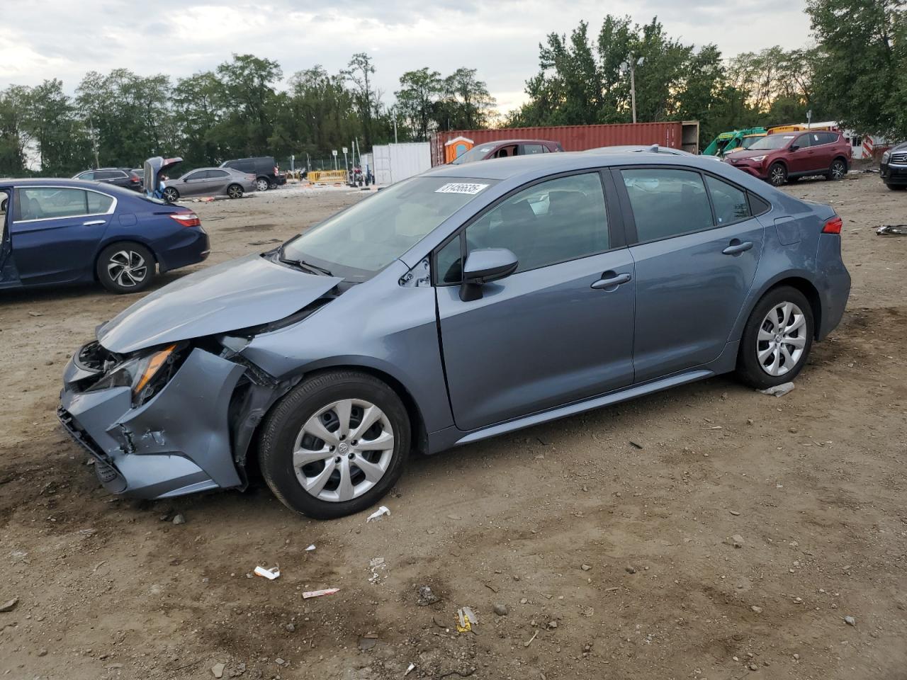 2021 Toyota Corolla LE, VIN 5YFEPMAE1MP183651 — Front end