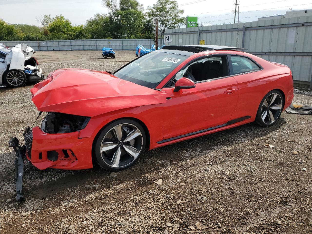 2018 Audi RS 5, VIN WUAPWAF50JA902135 — Перед