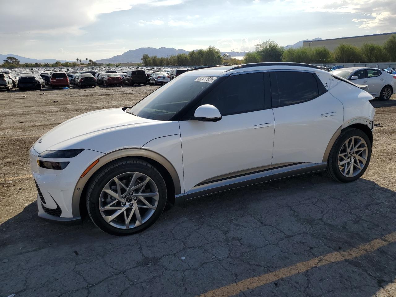 2023 Genesis GV60 Advanced, VIN KMUKCDTC6PU014062 — Rear end