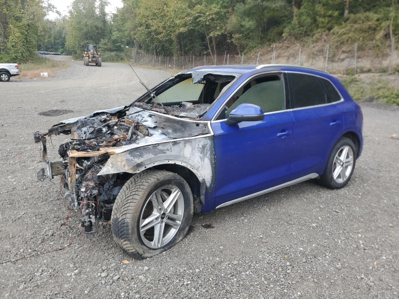 2021 Audi Q5 Premium Plus, VIN WA1E2AFY9M2135047 — Burn