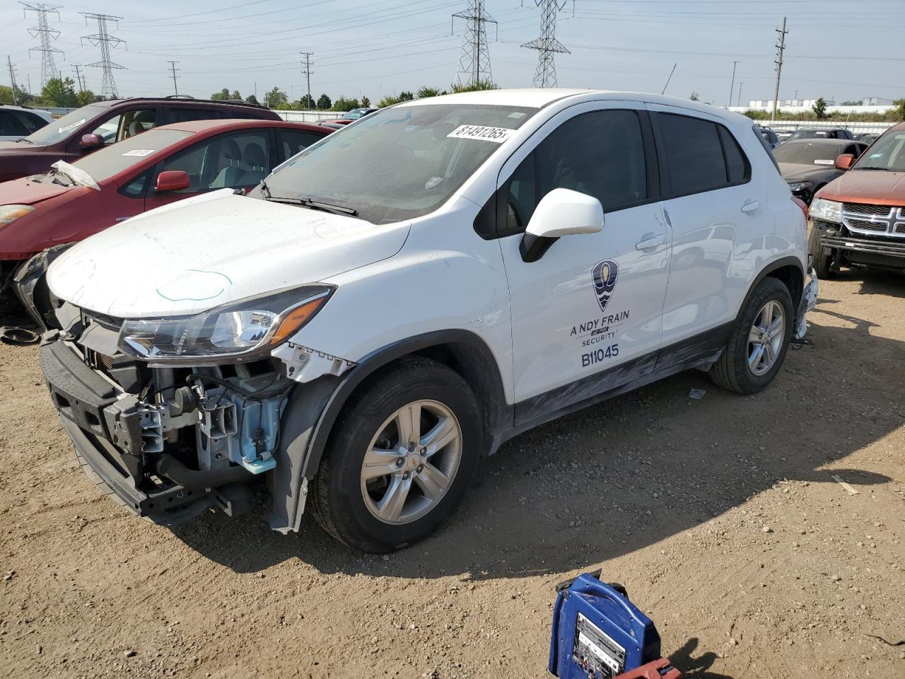 2020 Chevrolet Trax LS, VIN KL7CJKSB3LB315465 — Front end