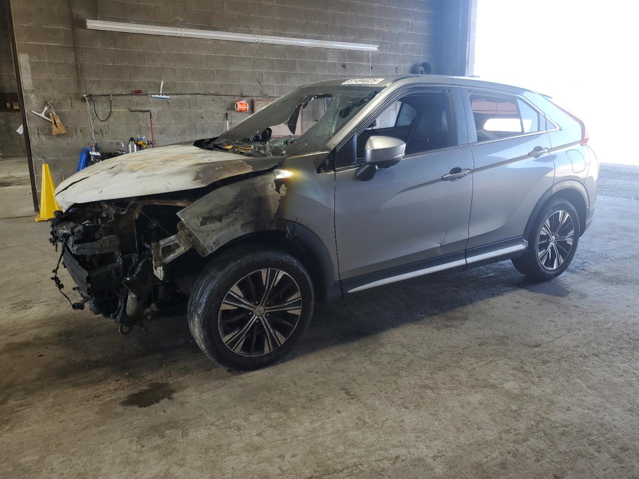 2019 Mitsubishi Eclipse Cross SE, VIN JA4AT5AA7KZ018486 — Engine fire