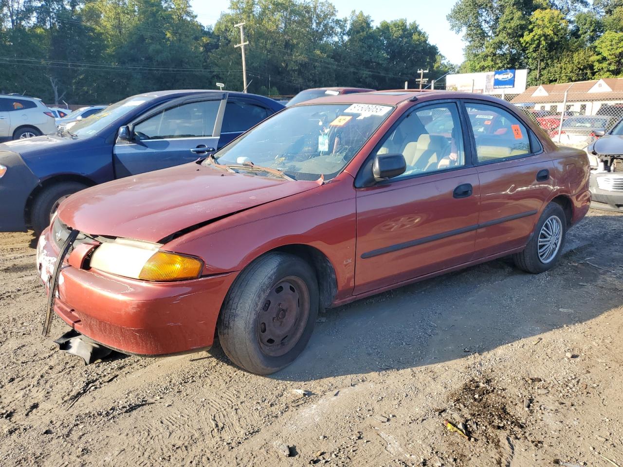 1997 Mazda Protege DX, VIN JM1BC141XV0166459 — Перед