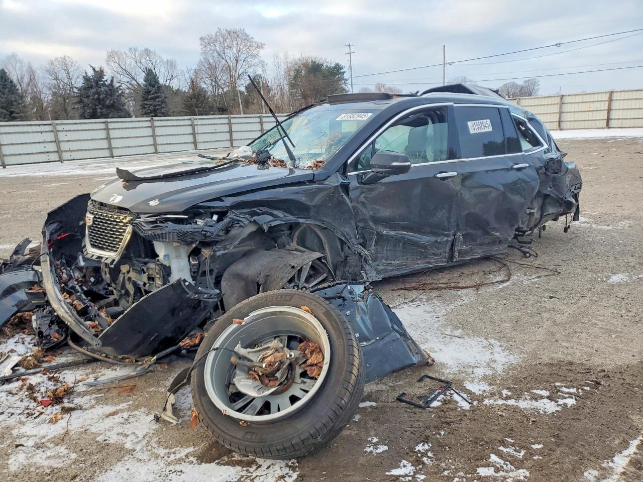 2025 Cadillac XT6 AWD Premium Luxury, VIN 1GYKPDRS7SZ104199 — Rollover