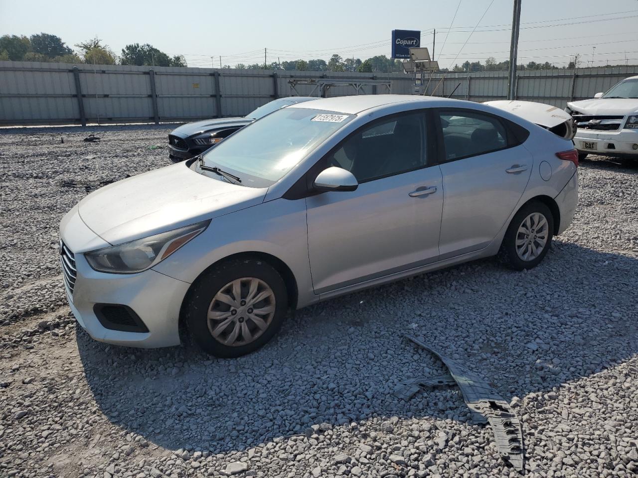2019 Hyundai Accent SE, VIN 3KPC24A32KE049993 — Rear end