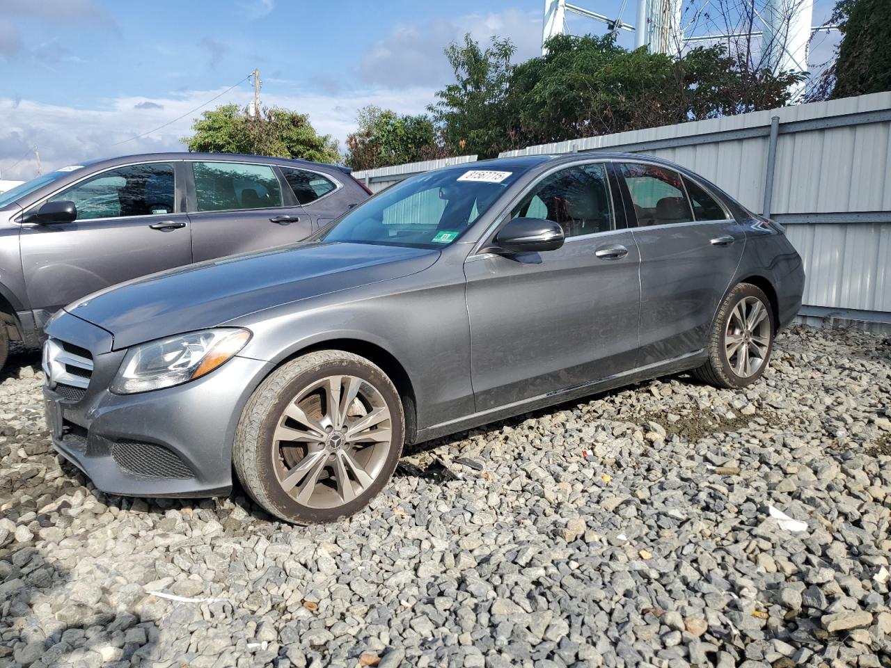 2018 Mercedes-Benz C 300, VIN WDDWF4KB0JR413022 — Rear end