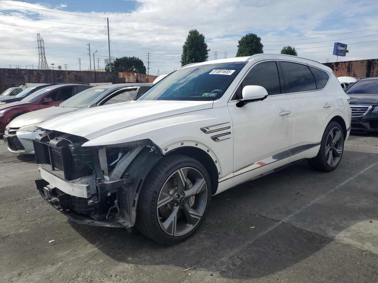 2025 Genesis GV80 Prestige, VIN KMUHEESC0SU246077 — Vandalism