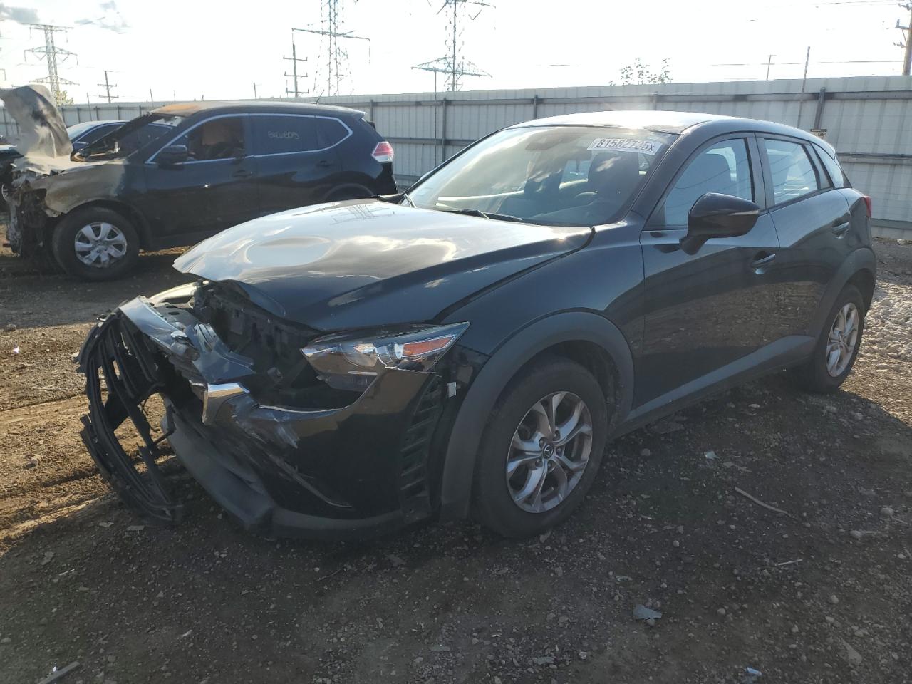 2019 Mazda CX-3 Sport, VIN JM1DKFB71K0410723 — Front end