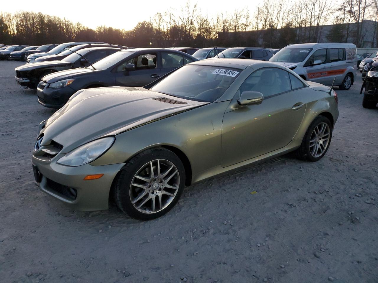 2009 Mercedes-Benz SLK 280, VIN WDBWK54F09F211126 — Front end