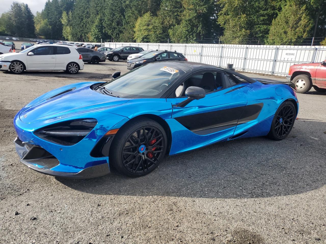 2020 McLaren 720S, VIN SBM14FCA4LW004819 — Engine fire