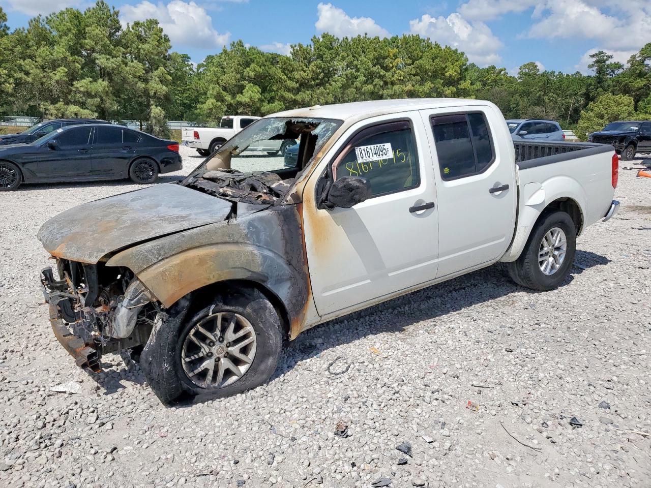 2014 Nissan Frontier SV, VIN 1N6AD0ER8EN755890 — Engine fire