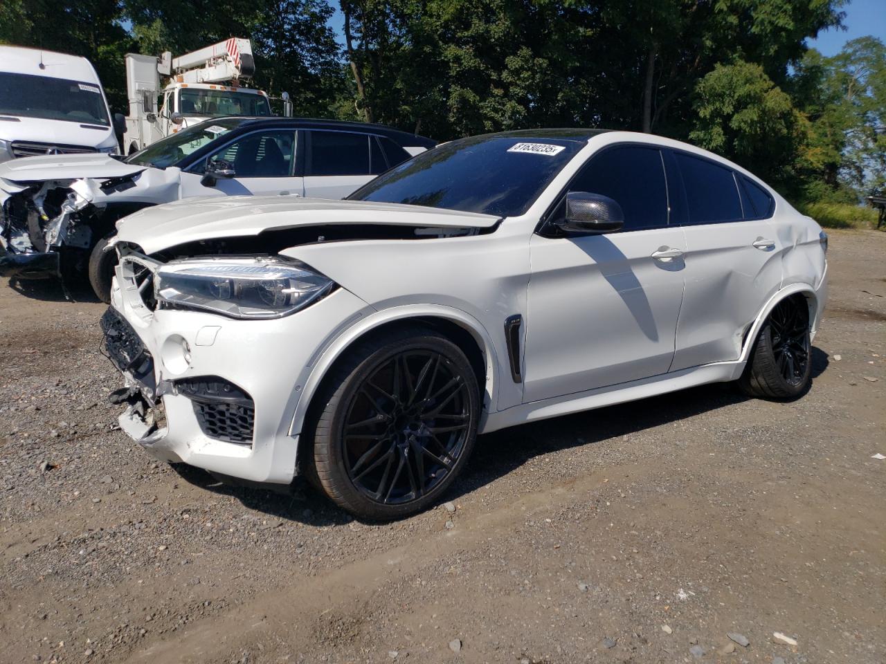 2019 BMW X6 M, VIN 5YMKW8C55K0Y75064 — Front end