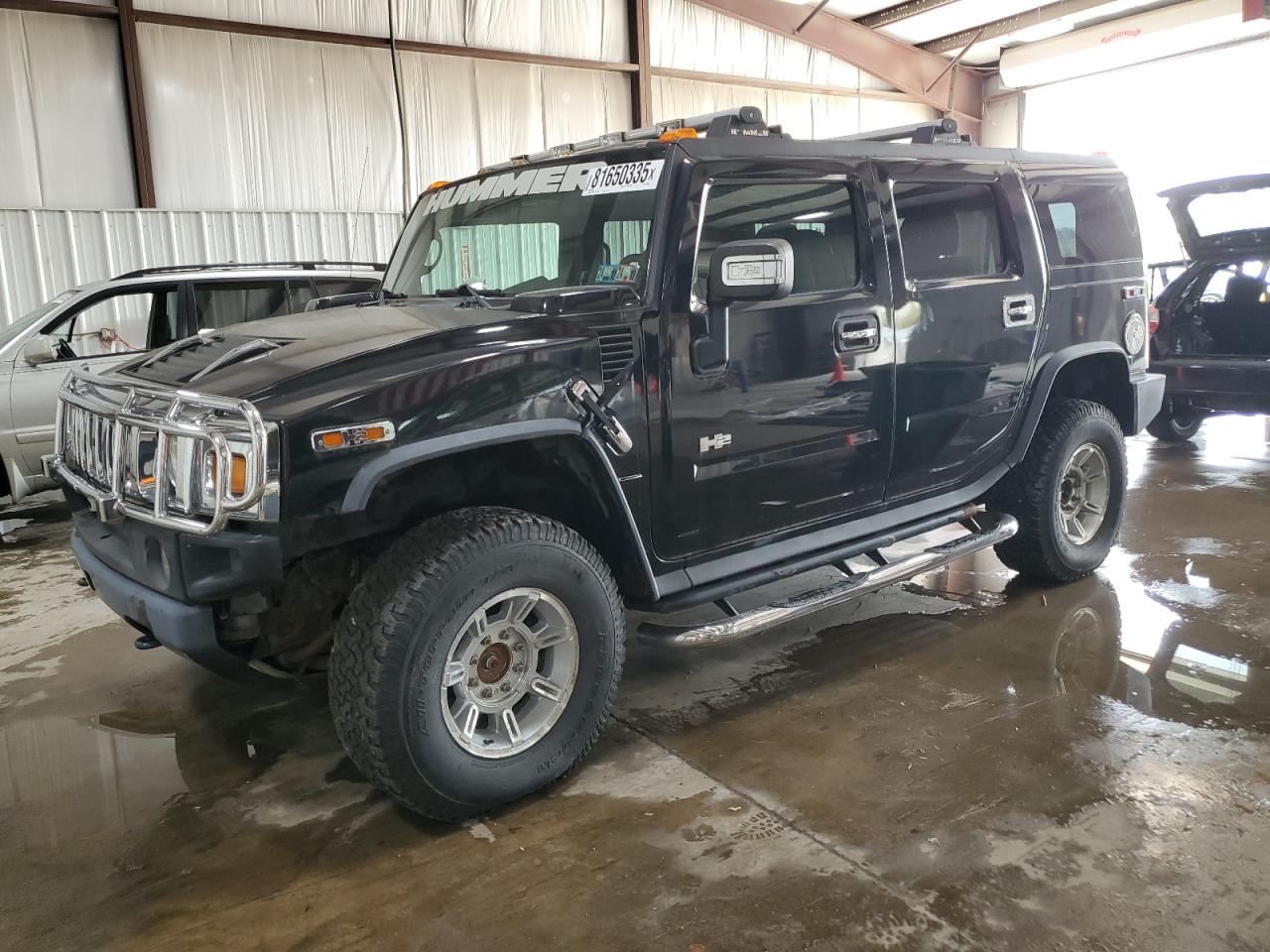 2007 Hummer H2 SUV, VIN 5GRGN23U47H103703 — Engine fire