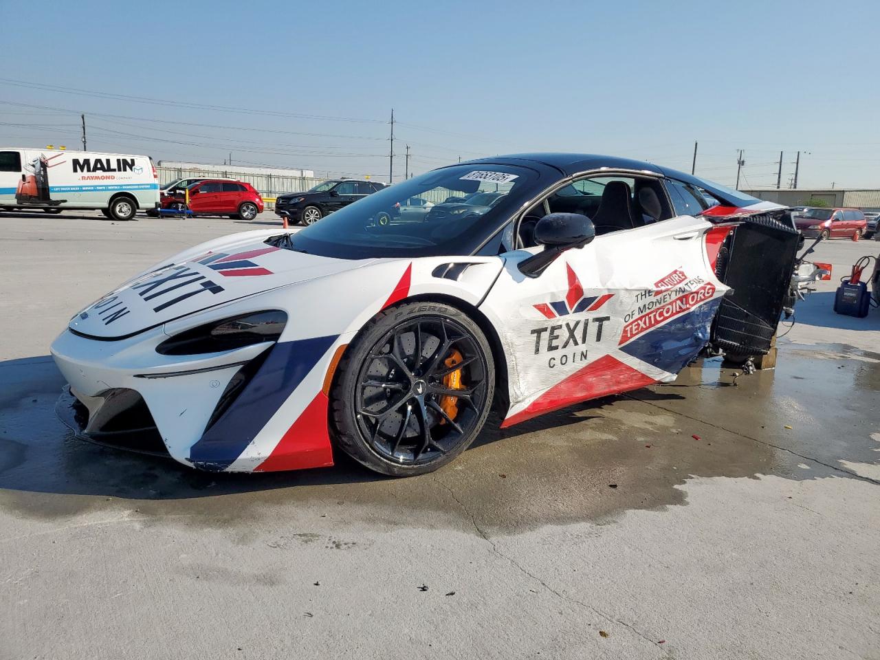 2025 McLaren Artura, VIN SBM16BEA7SW003727 — Rear end