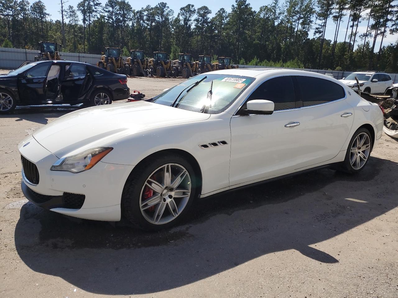 2014 Maserati Quattroporte S Q4, VIN ZAM56RRA3E1081223 — Пожар