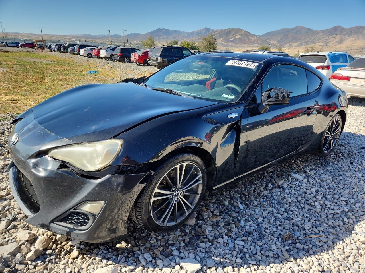 2013 Scion FR-S, VIN JF1ZNAA11D1700931 — Бок