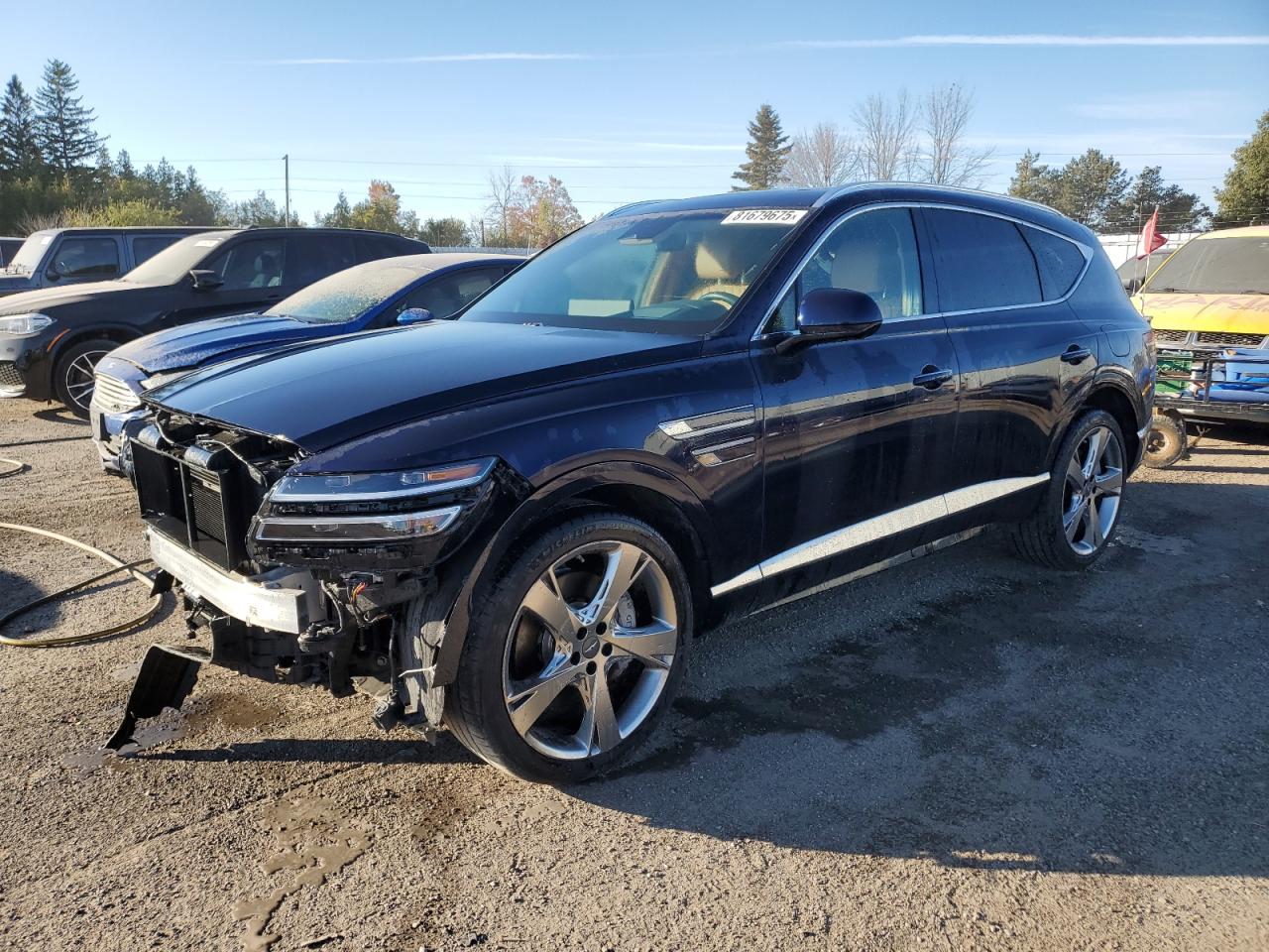 2023 Genesis GV80, VIN KMUHCESCXPU142127 — Side