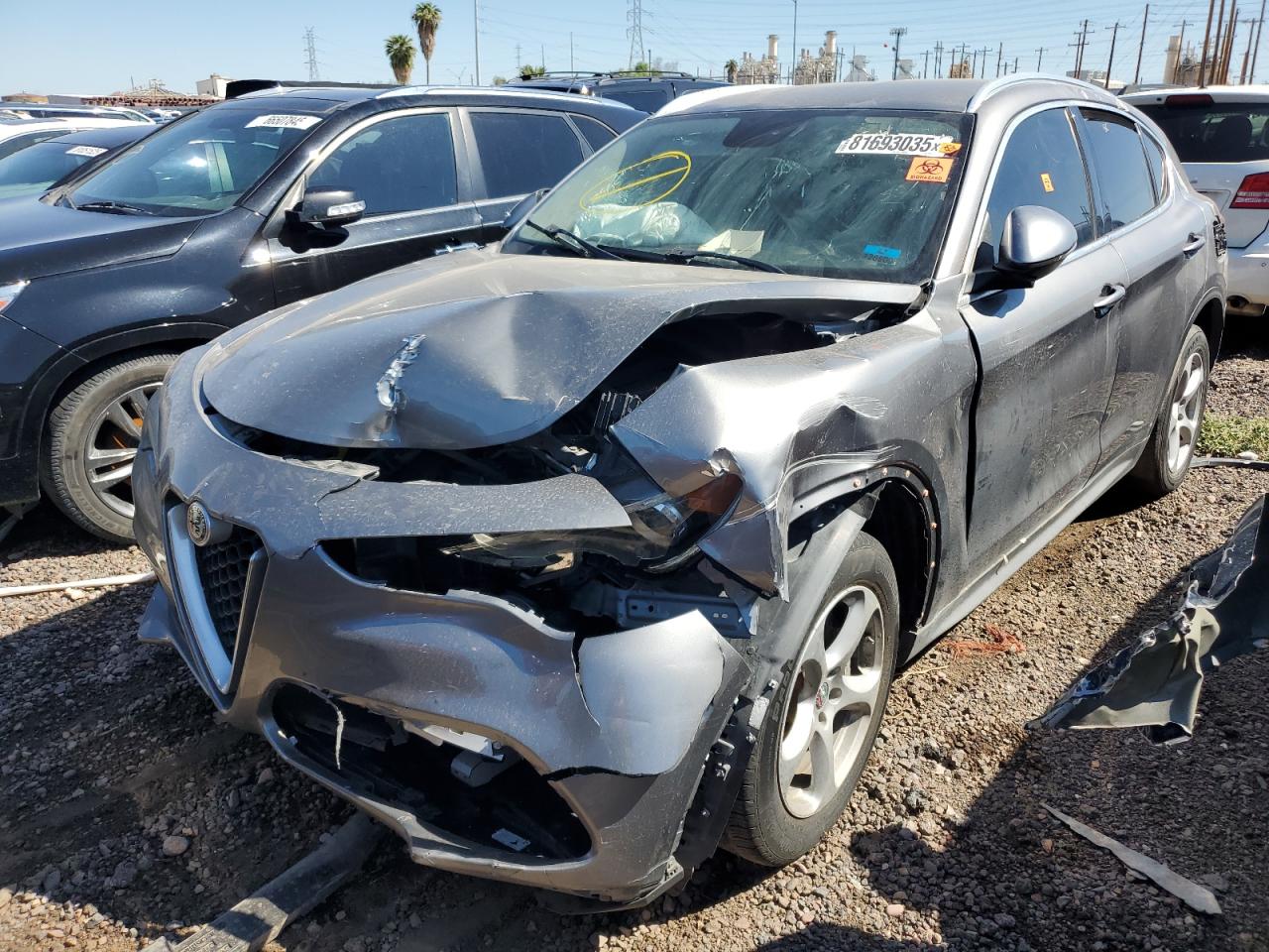 2018 Alfa Romeo Stelvio, VIN ZASFAKAN2J7B88128 — Biohazard / chemical